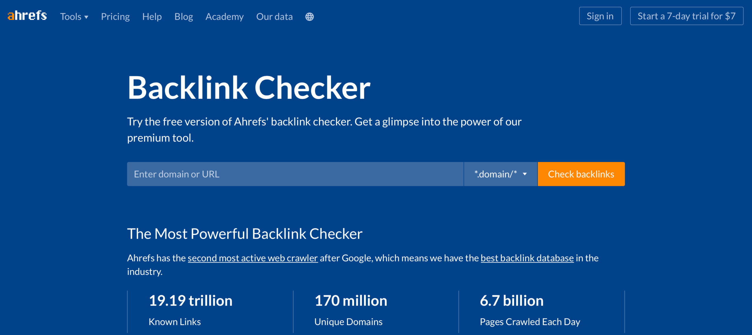 how to check backlinks for free