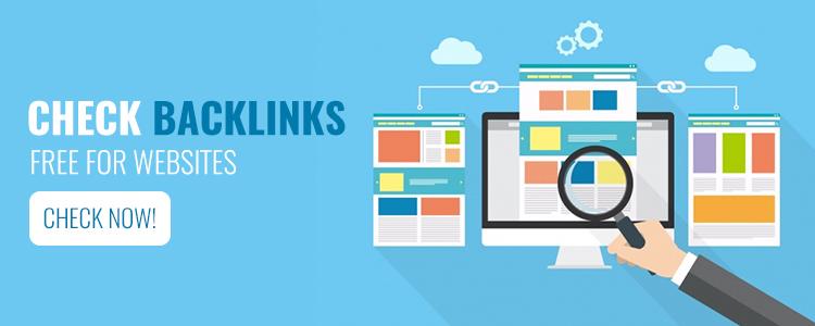 check the backlinks for a website